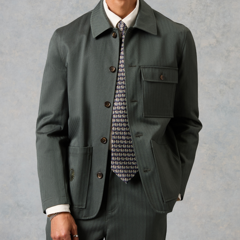 Wool Herringbone